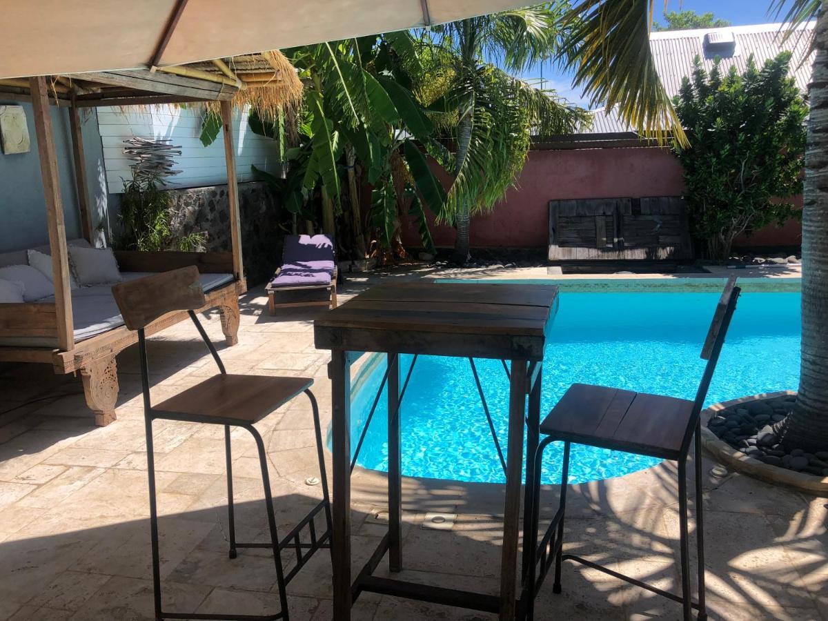 Studio Independant Dans Propriete Avec Piscine Et Wifi Apartment Saint-Gilles-les Bains Luaran gambar